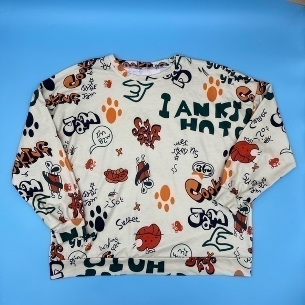 ALL-OVER Graphic Crewneck Sweatshirt